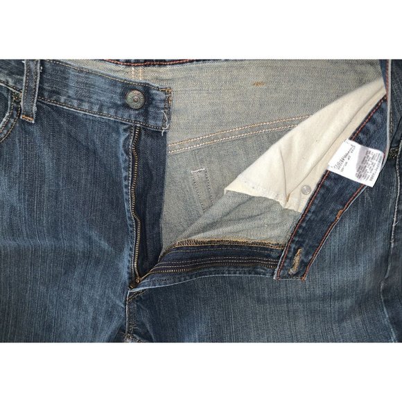 Levis 559 Sz 38x34 Relaxed Straight Fit Zip Fly Jeans Distressed 100% Cotton EUC - Picture 8 of 12